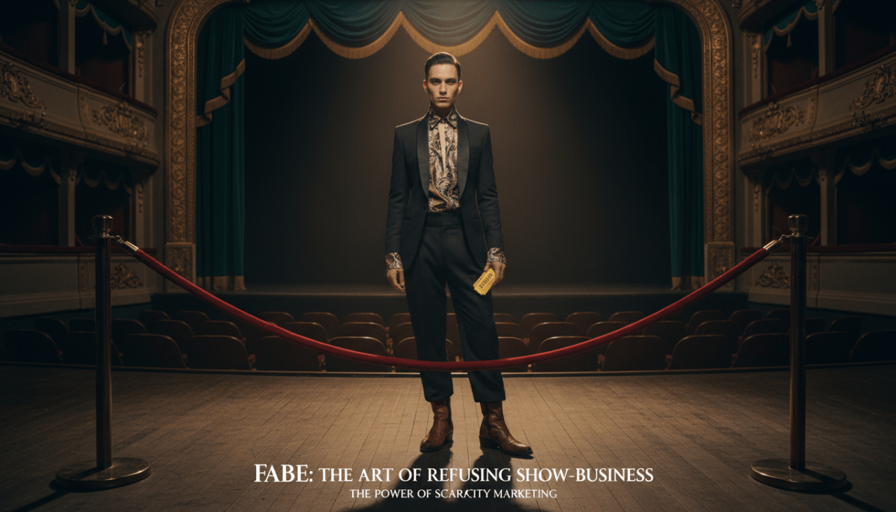 découvrez comment fabe maîtrise l'art de refuser le show-business traditionnel tout en exploitant la puissance du marketing de la rareté pour créer une marque unique et captivante.