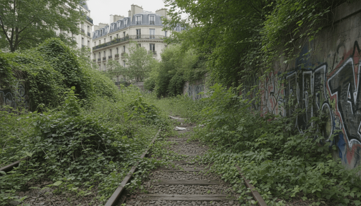 découvrez la petite ceinture de paris, un parcours d'exploration urbaine unique où les espaces ferroviaires abandonnés sont réappropriés et transformés en lieux de vie et de promenade insolites.